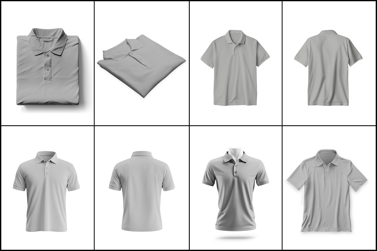 Polo Shirt Mockup, a Shirt Mockup by GraphicsPixel (Photo 2 of 10)