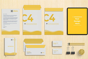 Brand Identity Mockups, an Advertising Mockup by Se٧enStudio