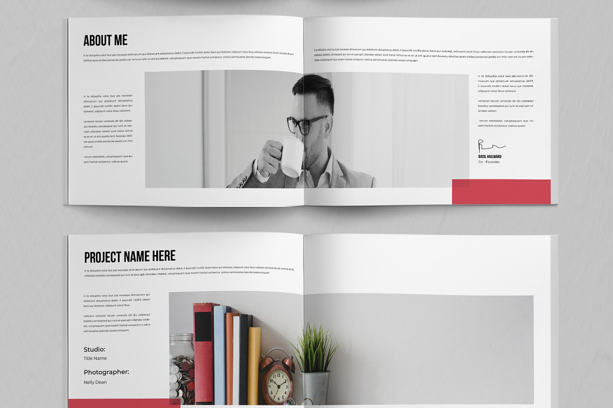 Portfolio Landscape Layout, a Brochure Template by ContestDesign (Photo 3 of 5)