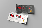 A5 Trifold Brochure Mockup, a Books & Magazine Mockup by hokagata (Thumbnail 4 of 5)