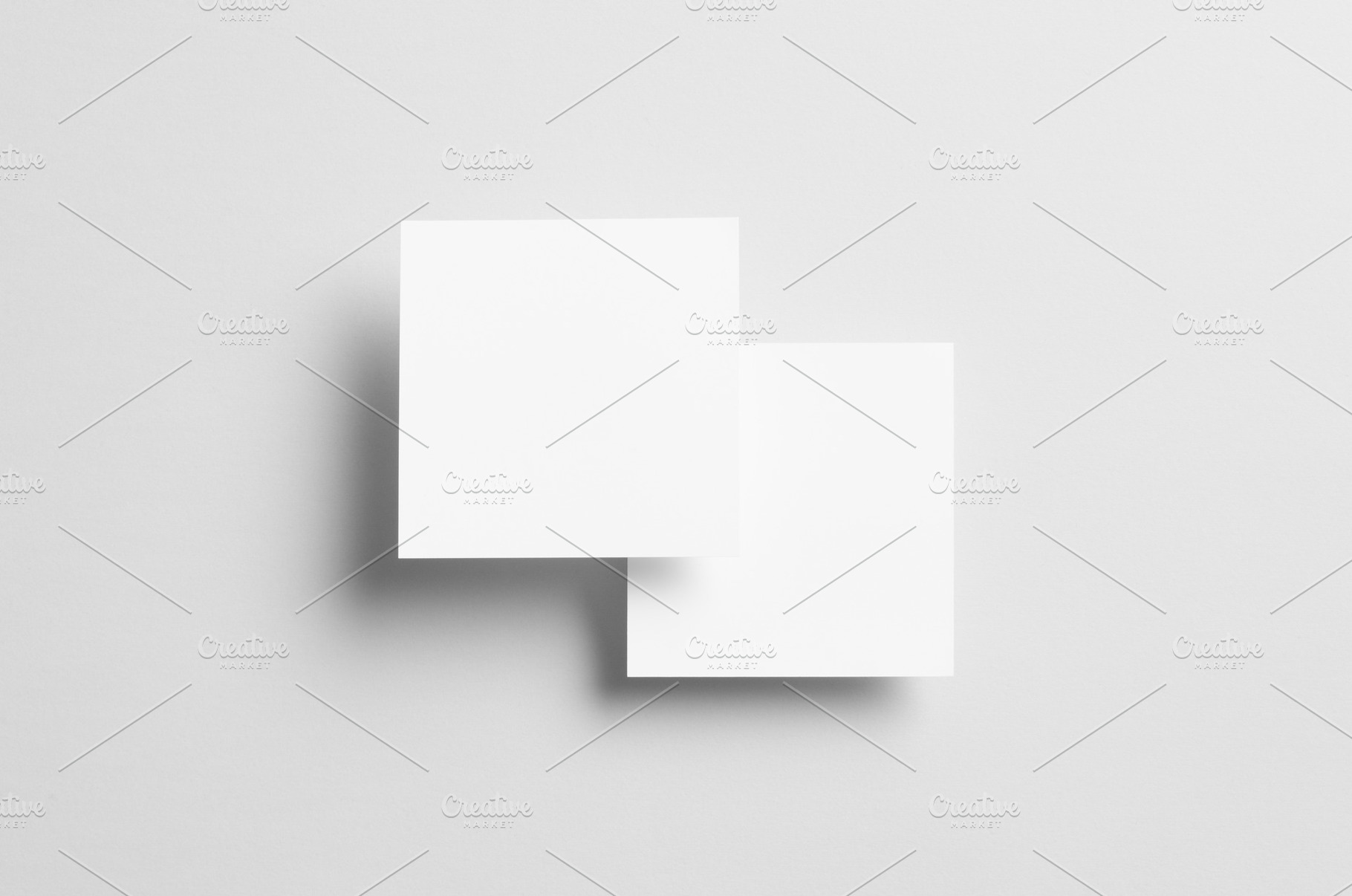 Square flyer invitation mockup JPEG, an Abstract Photo by Shablon