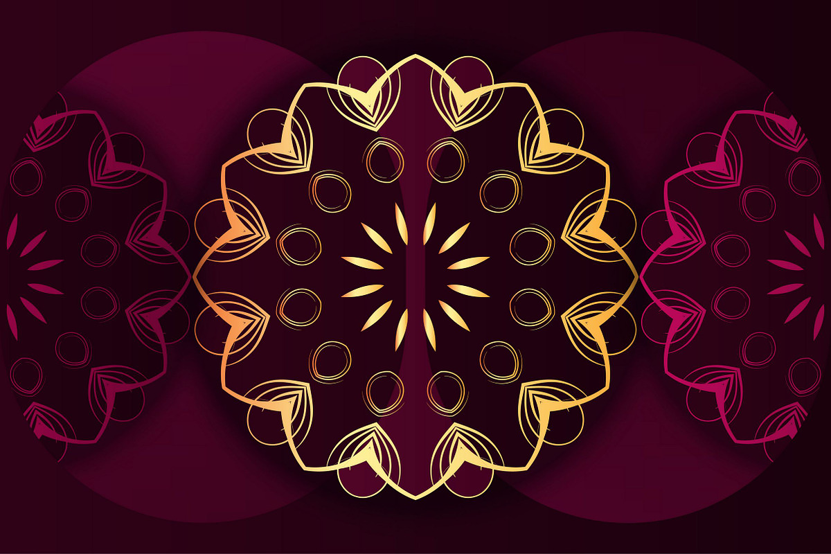 Mandala Circular Pattern Vector Pack, a Background Graphic by NJ Himel (Photo 33 of 95)