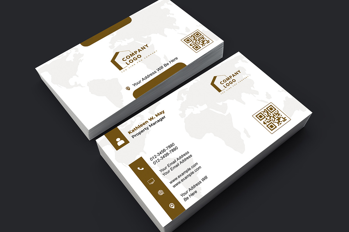 Vanta Modern Business Card PSD preview 5