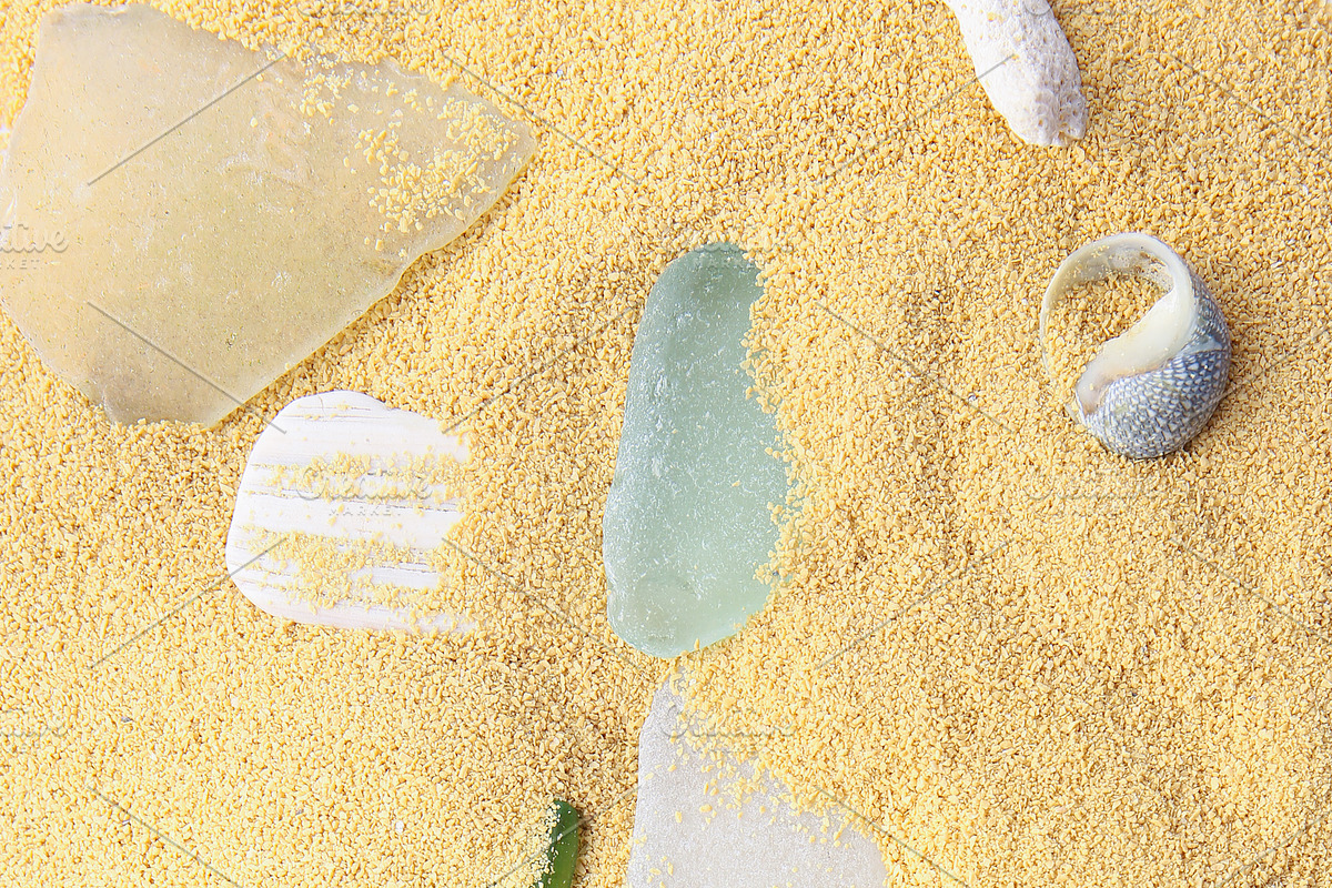 Sea glass, shells and stones. Pack., a Nature Photo by Pullia (Photo 10 of 10)