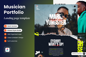 Musician Portfolio Landing Page