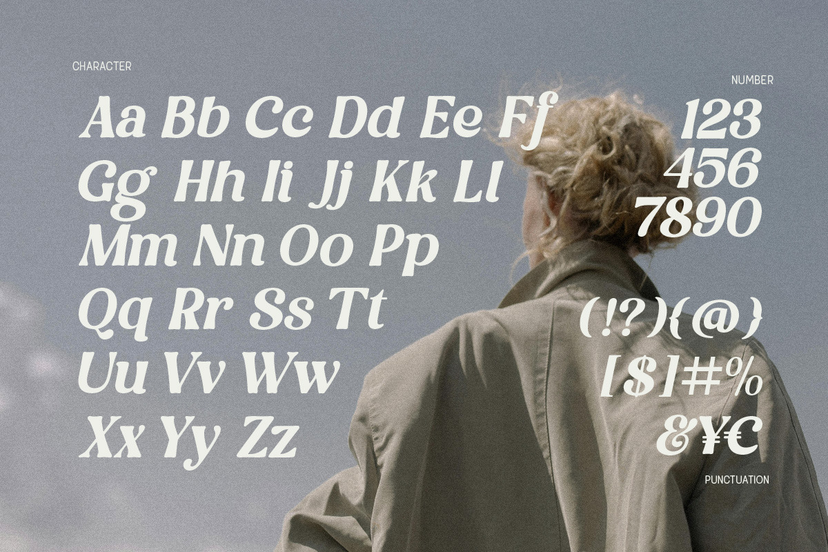 East Kind | Light-Italic Serif Font, a Serif Font by Taboja Studio (Photo 11 of 12)