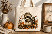 Vintage Fall Autumn Animals Clipart, an Object Graphic by Daisy Design (Thumbnail 12 of 14)