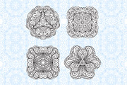 Abstract ethnic motifs mini-set, a Decorative Illustration by Graphic Magic (Thumbnail 2 of 2)