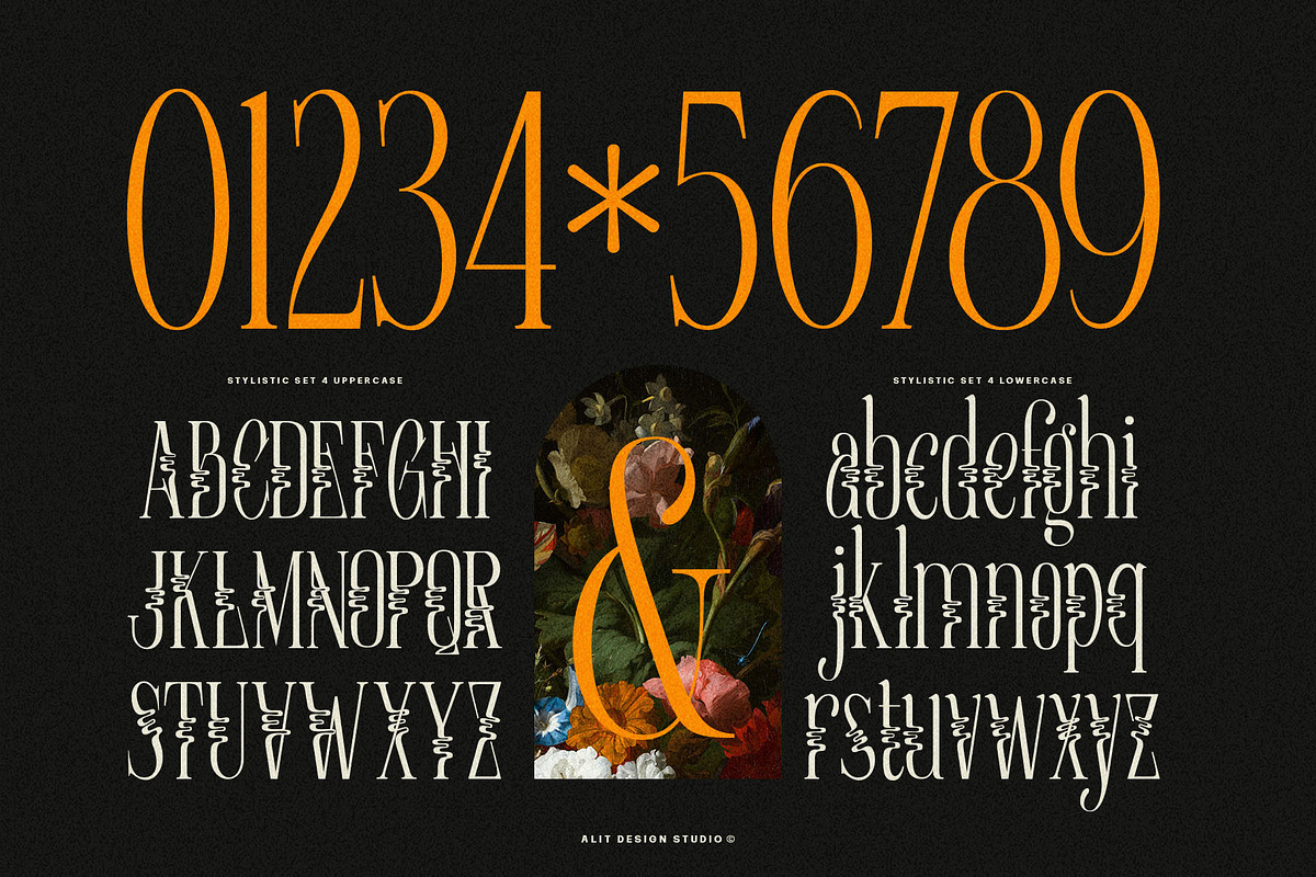 Euromunche Typeface, a Serif Font by alit design (Photo 14 of 15)