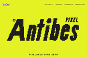 CS Antibes Pixel, a Sans Serif Font by Craft Supply Co. (Thumbnail 1 of 8)
