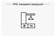 Furniture and Home Decorative Icons, an Outline Icon by Designfour (Thumbnail 4 of 7)