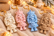 Nutcracker Christmas Keychain STL, an Object 3D Model by Layerology (Thumbnail 3 of 5)