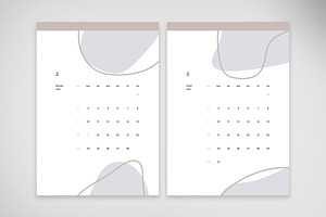 Modernist 2025 Calendar