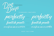 Dog Days Fonts & Extras 50% OFF!, a Script Font by Fenotype (Thumbnail 7 of 9)
