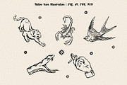 Tattoo icon illustration, an Illustration by Ben studio (Thumbnail 2 of 4)