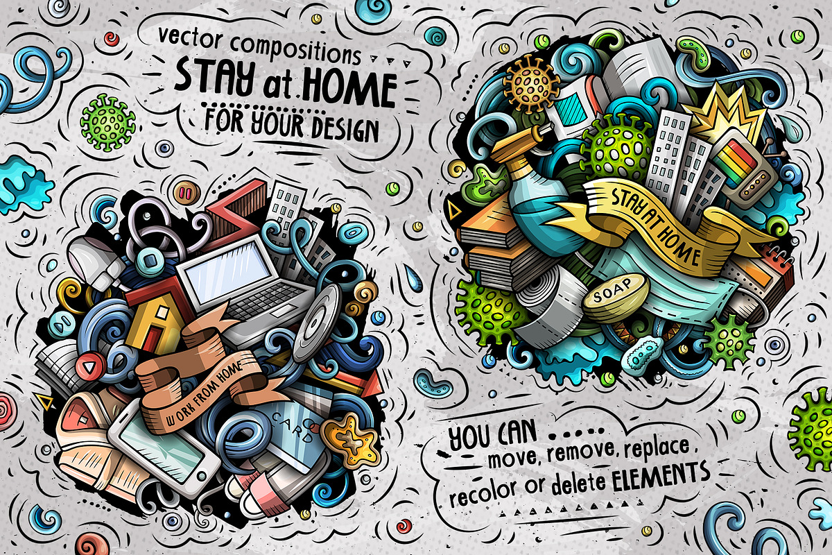 Epidemic Doodle Big Pack, a Healthcare Illustration by BALABOLKA (Photo 8 of 12)