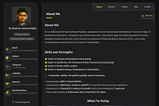DarkGolden Customizable Portfolio, a React Template by skshahriarahmedraka (Thumbnail 11 of 13)