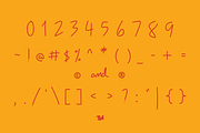 Leaving Notes, a Sans Serif Font by Eli Shore Productions (Thumbnail 4 of 13)
