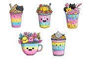 Whimsical Halloween Drink Clipart, a Seasonal Illustration by Creative Art (Thumbnail 7 of 7)