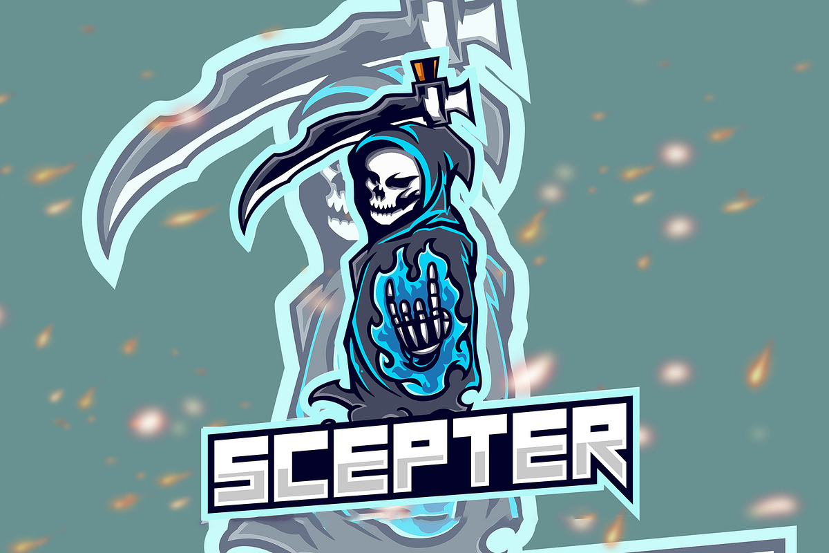 Scepter Squad Esport Gaming Logo, a Branding & Logo Template by Giant Design