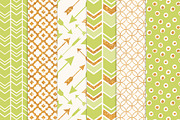 Bamboo Bohemian Digital Papers, a Pattern Graphic by Amanda Ilkov (Thumbnail 3 of 3)