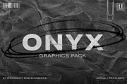 Onyx Graphics Pack, an Object Graphic by The Fake PNG (Thumbnail 1 of 9)