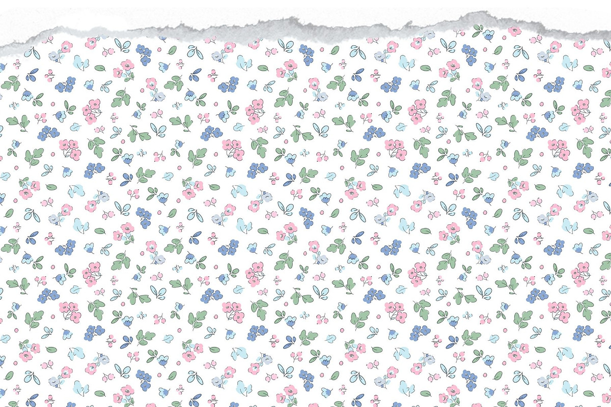 Baby Floral Seamless Patterns, a Wallpaper Graphic by Lembrik's Artworks (Photo 5 of 9)