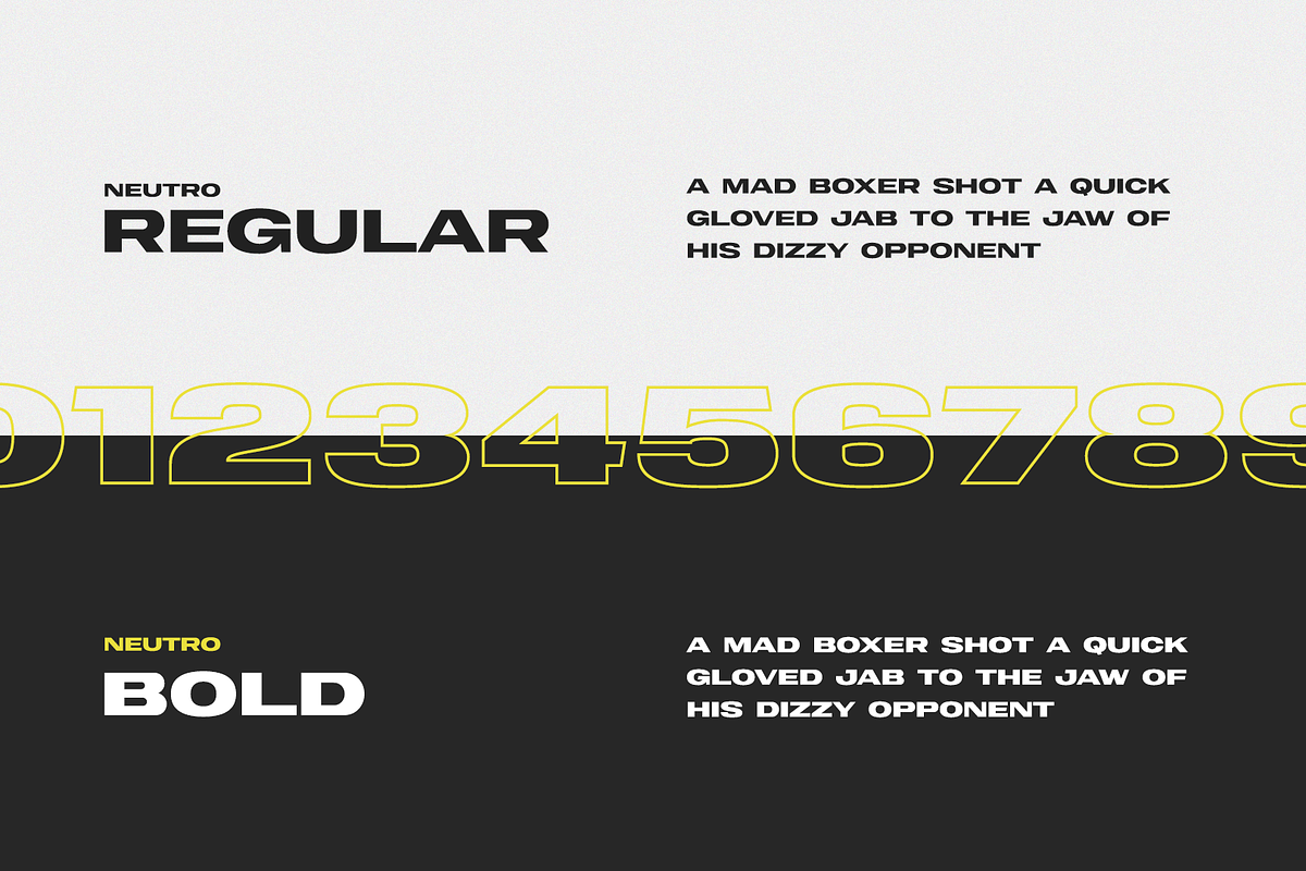 Neutro Bold Font, a Font by Believe Creatives (Photo 4 of 6)