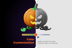 3D Halloween Icons