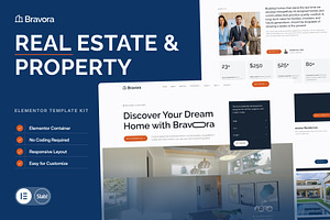 Bravora - Real Estate & Property, a WordPress Template by SLAB! Design