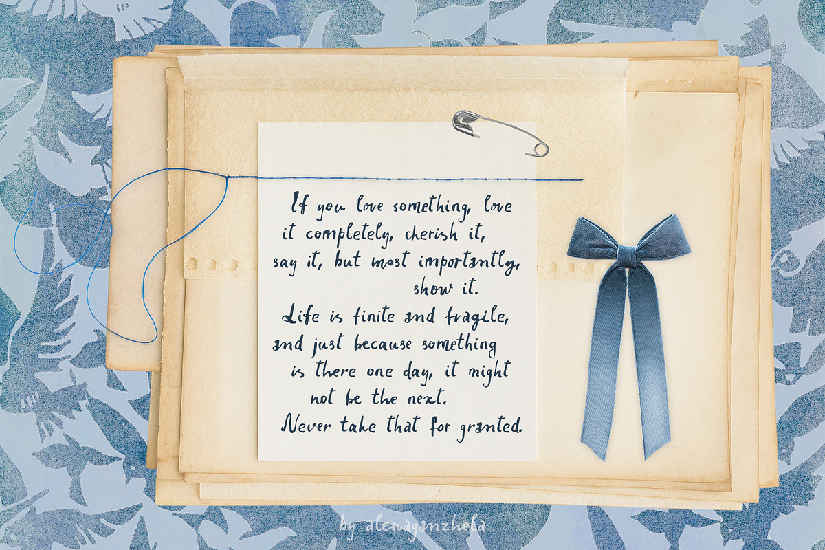 Marin Solis Coastal Handwritten font, a Handwritten Font by alenaganzhela (Photo 6 of 10)