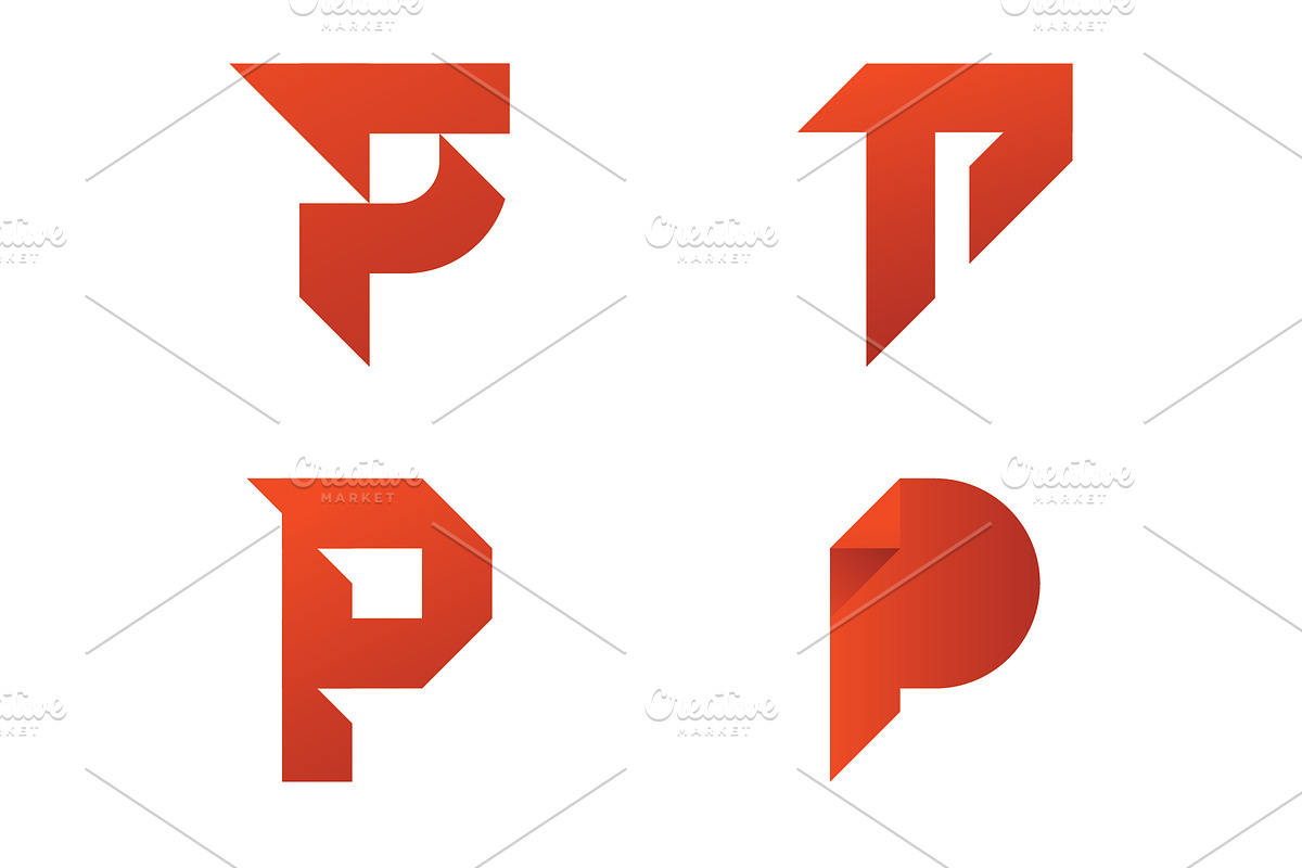 Letter P logo symbol design template, a Branding & Logo Template by T.Vooka