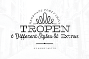 Tropen Font Family, a Sans Serif Font by Ahmet Altun (Thumbnail 1 of 3)