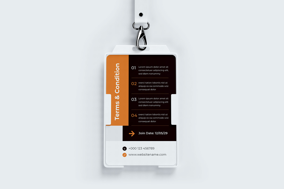 Office ID Card, a Stationery Template by Pixelpick (Photo 2 of 2)