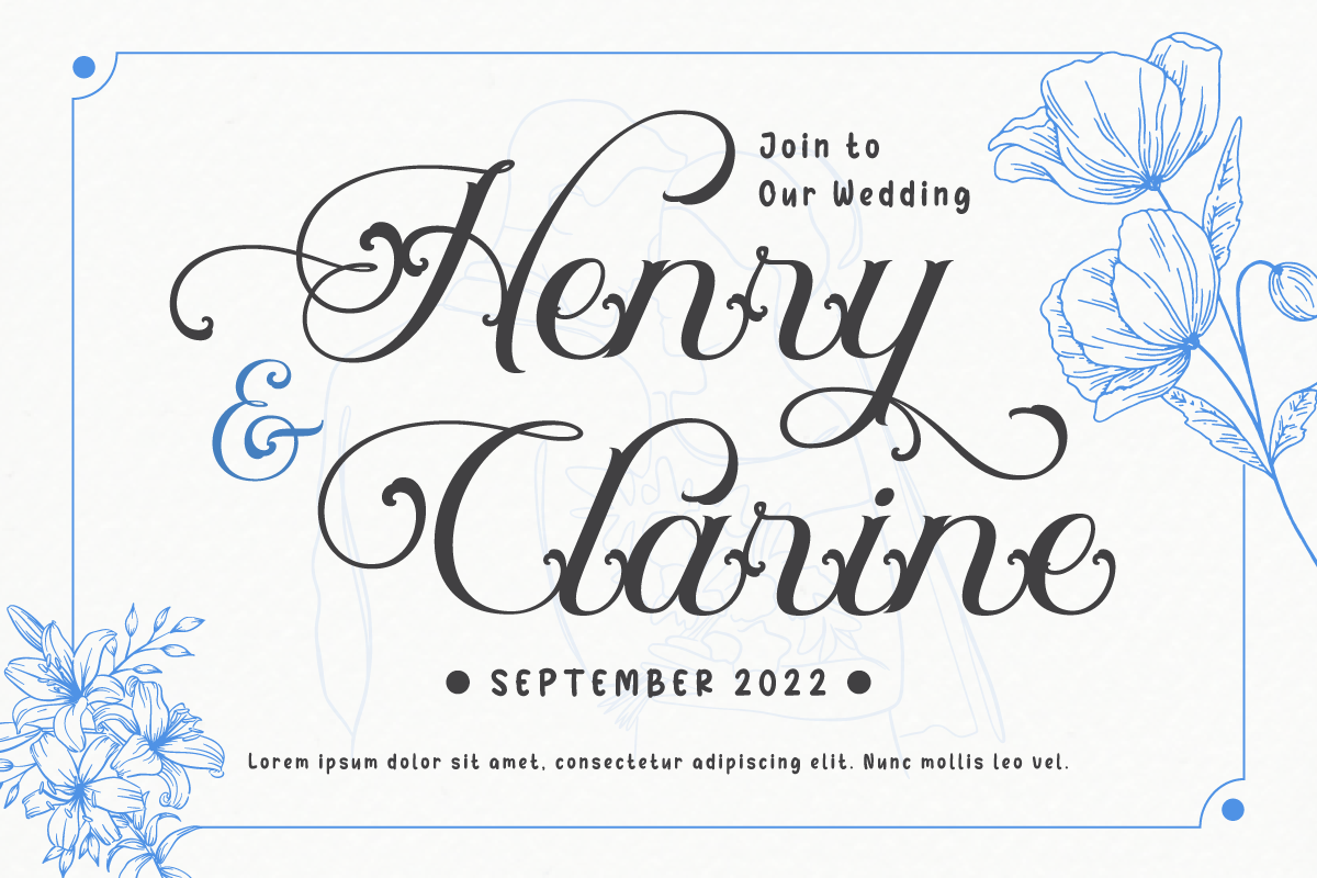 Auntha Clear | Script Font, a Script Font by twinstd (Photo 4 of 13)