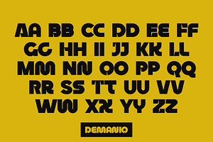 Demanio Display Typeface