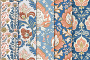 Bohemian Flowers Digital Papers, a Pattern Graphic by Maishop (Thumbnail 3 of 4)
