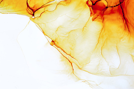 Oriental Ink Painting. Fire Tones, a Background Photo by Shootdiem