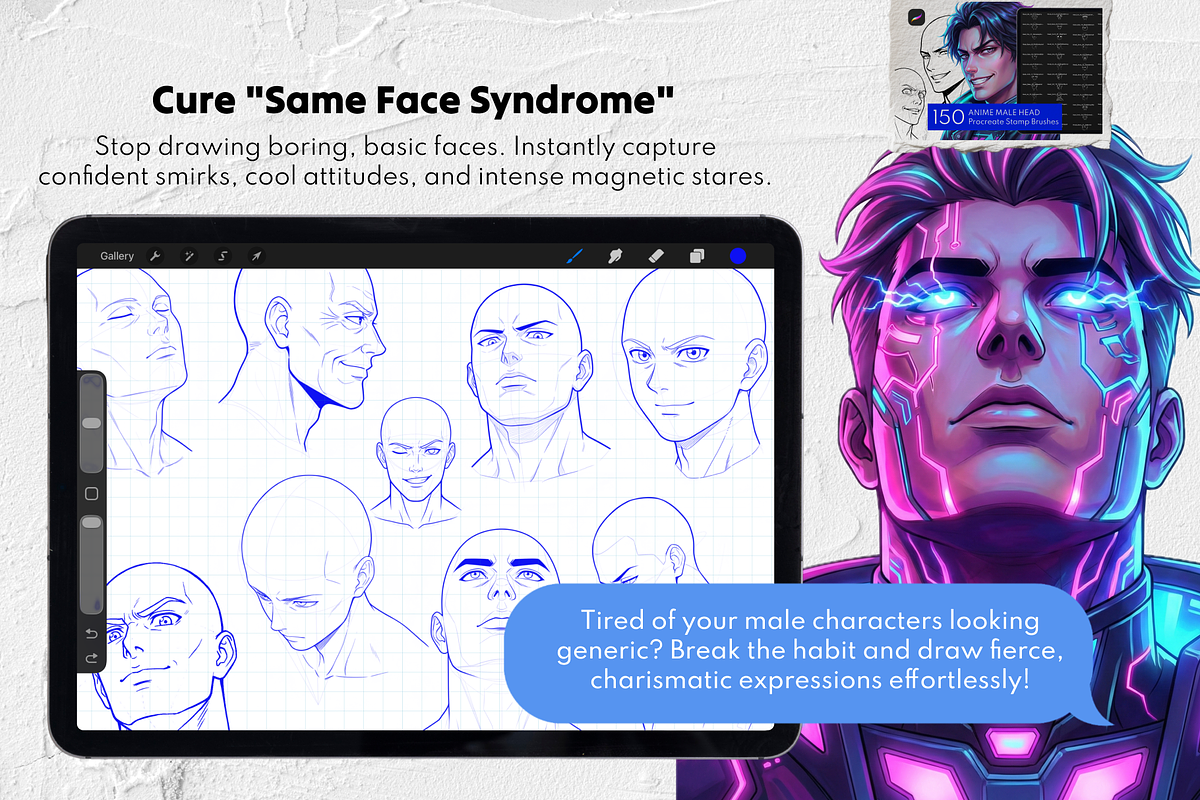2000+ Procreate Body Bases Bundle, a Brush Add-On by Selentaori Studio (Photo 10 of 17)