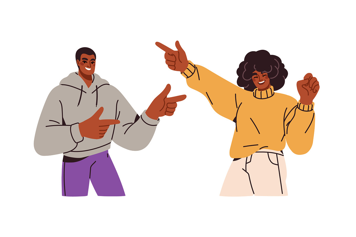 Happy people posing for portrait set, a Person Illustration by Good Studio (Photo 3 of 7)