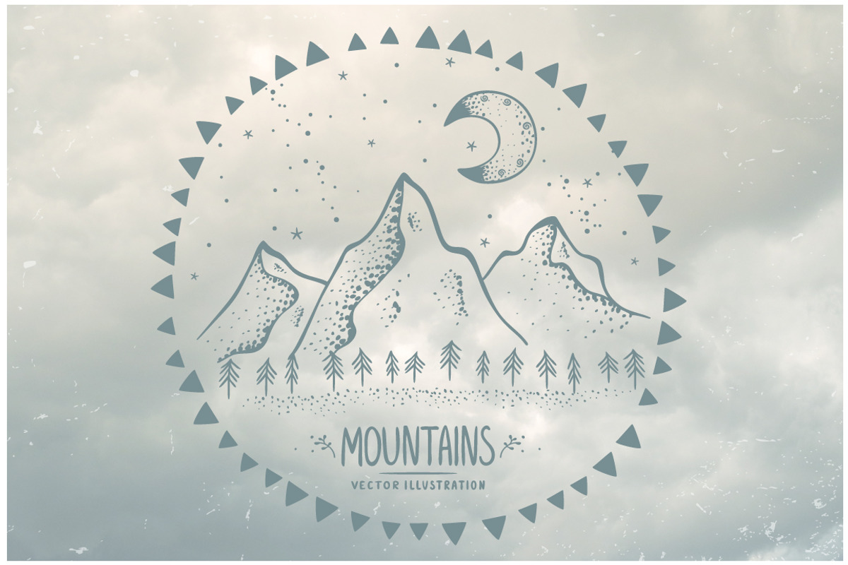mountains, an Illustration by JulianArt (Photo 2 of 4)