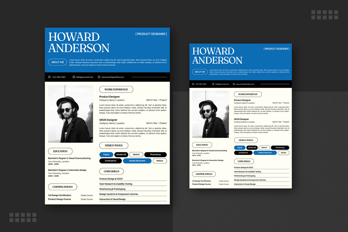 Cv Resume Template, a Resume Template by Portocraft (Photo 2 of 2)