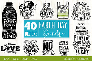 Save the Earth SVG bundle 40 designs