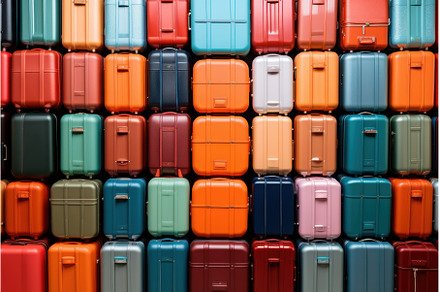 Portable Colorful travel suitcase, a Holiday Photo by Ylivdesign