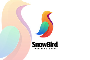 Snow Bird Gradient Colorful logo Des, a Branding & Logo Template by ModalTampang