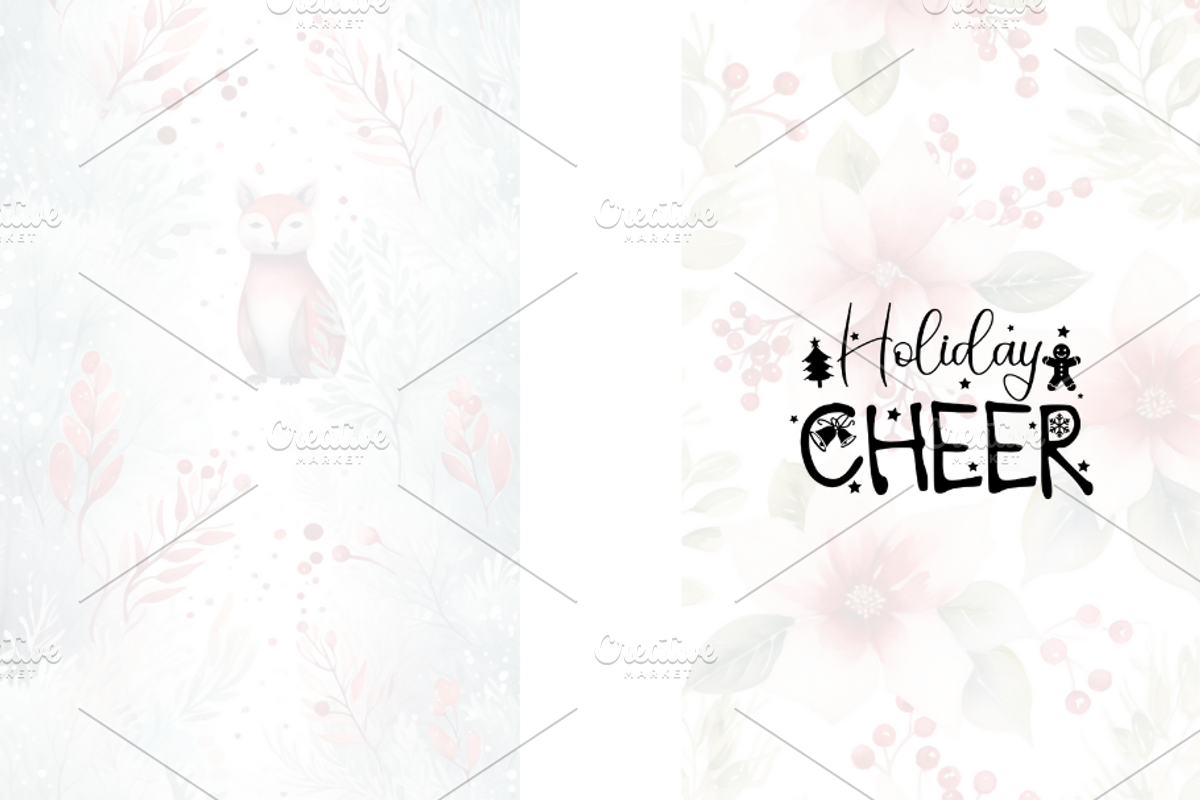 Christmas Card Design Bundle 17, a Card Template by Jay Major Designs (Photo 9 of 10)