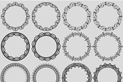 10 ornate Illustrator brushes, a Brush Add-On by SHMEL_Studio (Thumbnail 4 of 4)