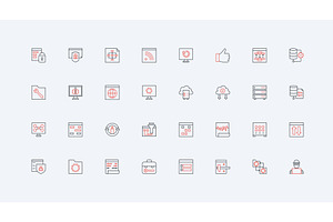 Internal human organs anatomy icons, a Technology Illustration by Lemberg Vector