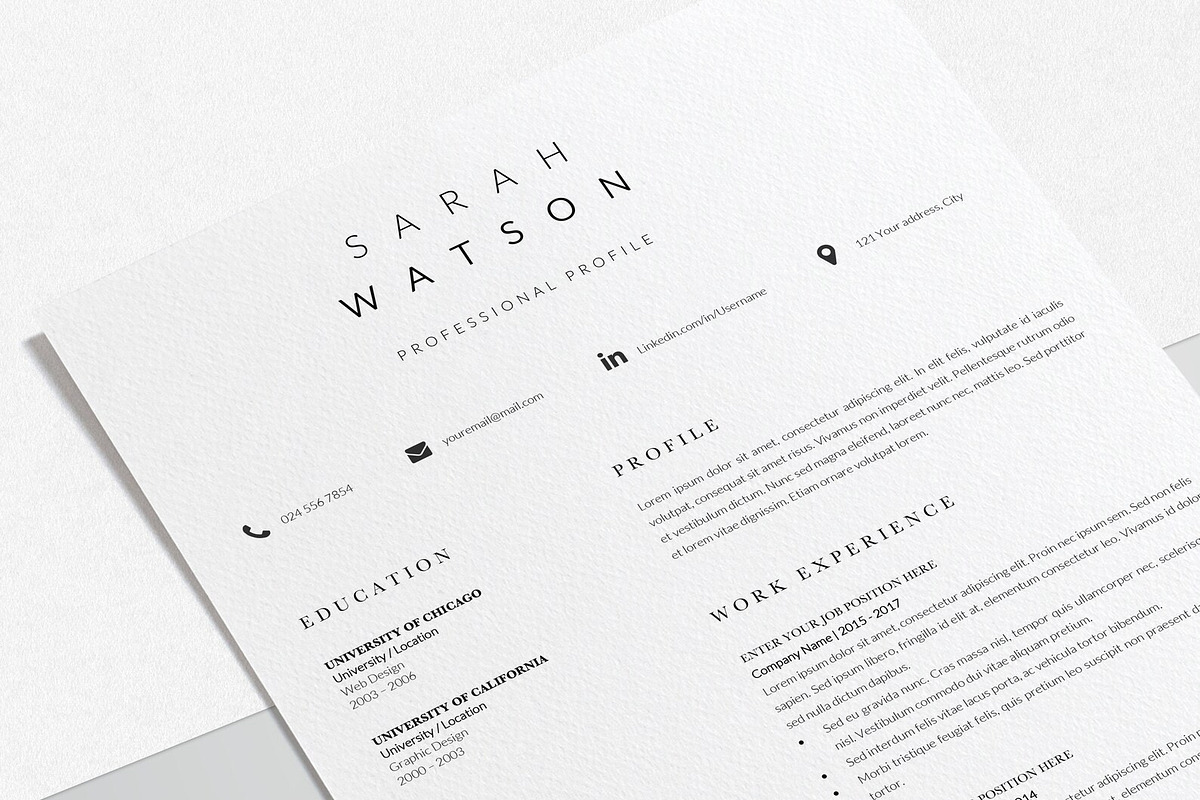 Creative Resume Design Professional, a Resume Template by LucaTheme (Photo 7 of 10)