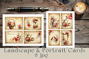 Floral Junk Journal Ephemera, a Decorative Illustration by GalaDesign03 (Thumbnail 4 of 5)